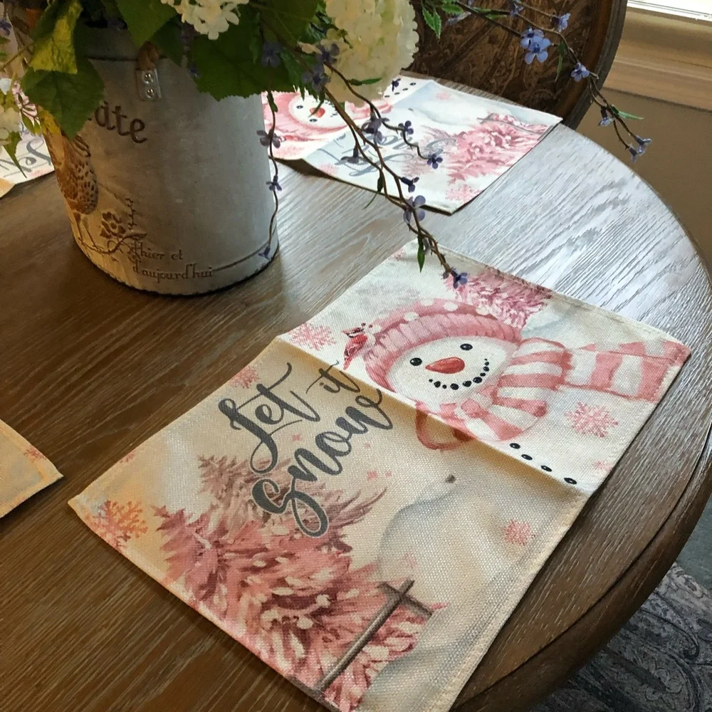 Snowmen Place Mats - Picture 3 of 4